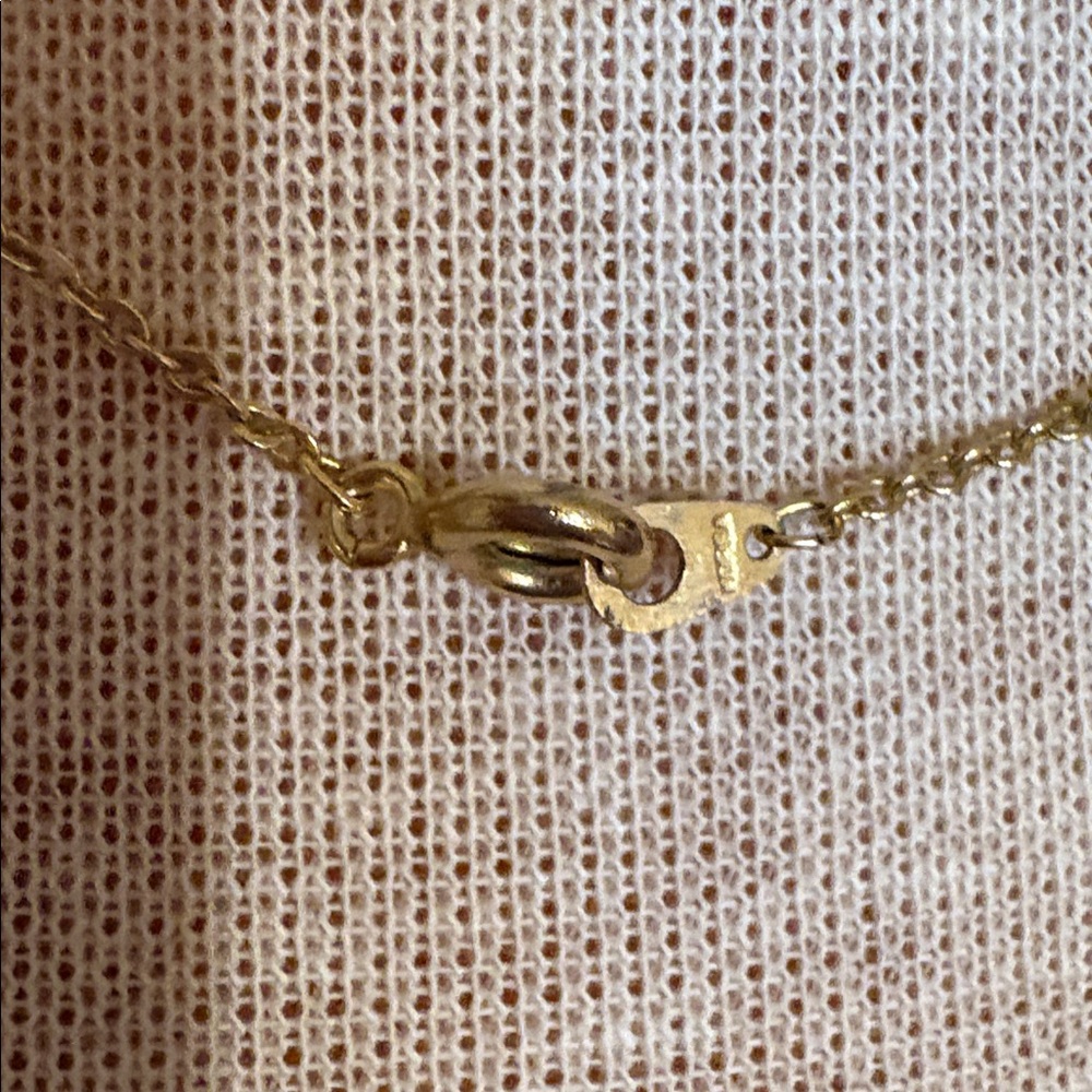 Vintage Gold-tone “Lucky” Charm Necklace - Picture 3 of 7